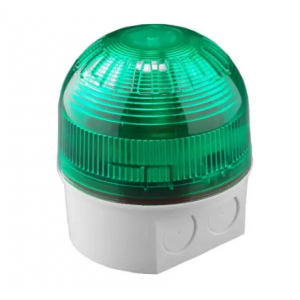 Klaxon PSB-0118 Beacon (High Power 5J Xenon) Green Lens - White Deep Base